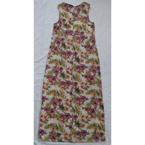 Vintage Casual Corner Annex Petite Sleeveless Linen Rayon Dress Women Size 8 - Picture 10 of 13
